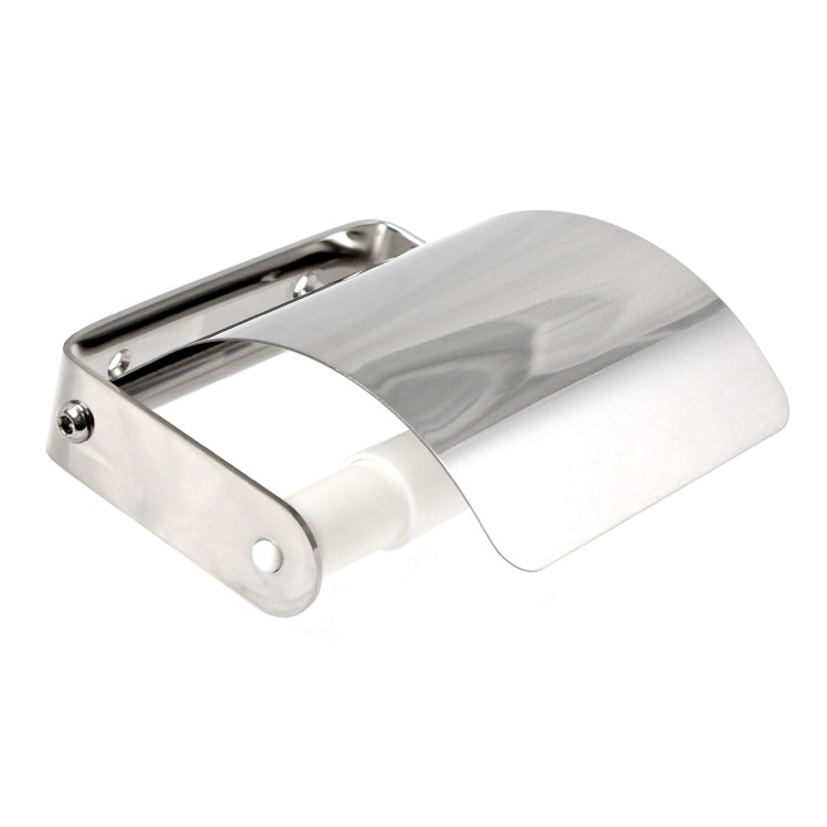 Gedy 2725-13 Chrome Toilet Roll Holder With Cover